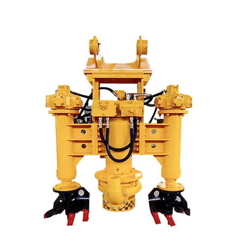 What is a submersible slurry pump with agitator?